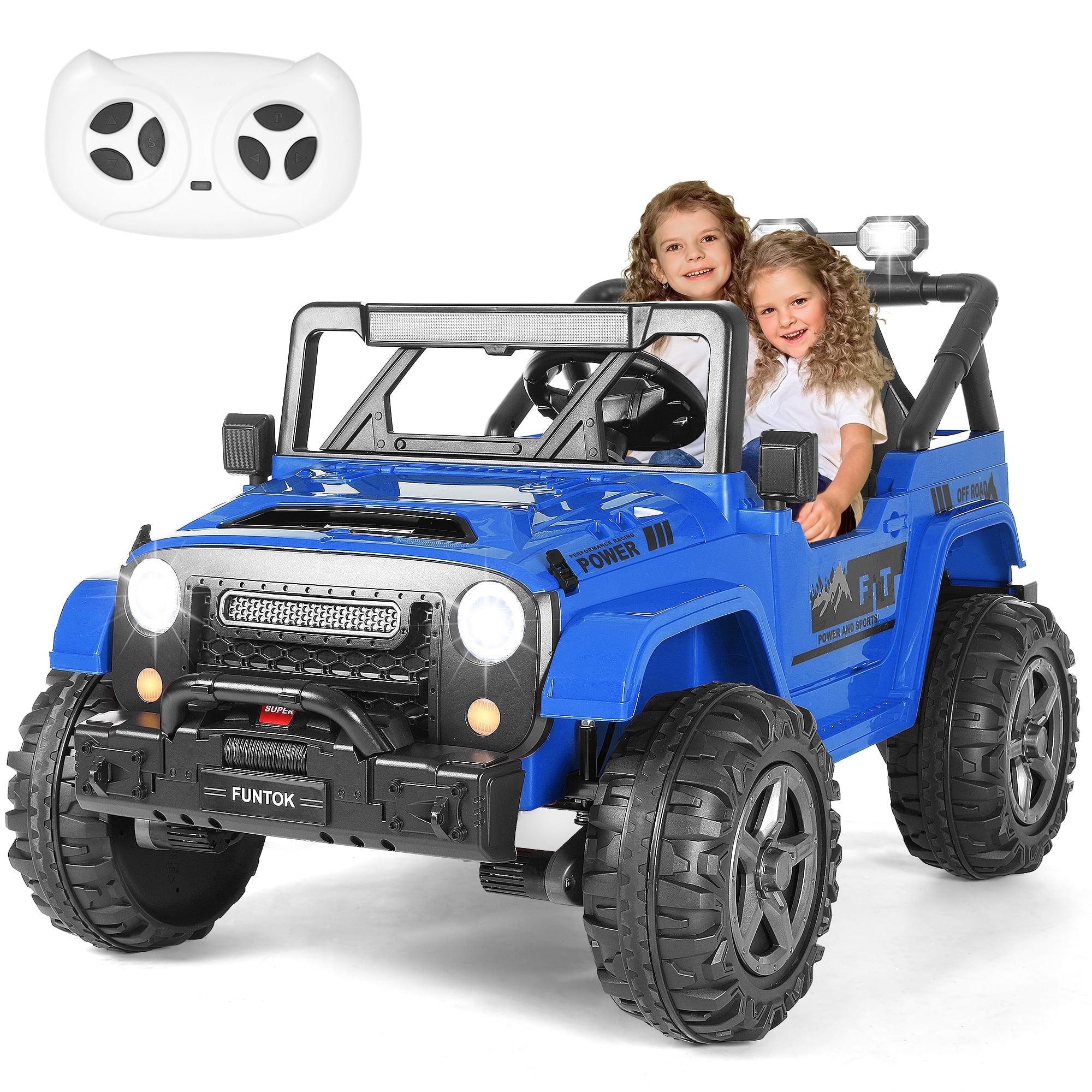 Blue 24V 2-Seater Kids Ride-On UTV with Remote Control