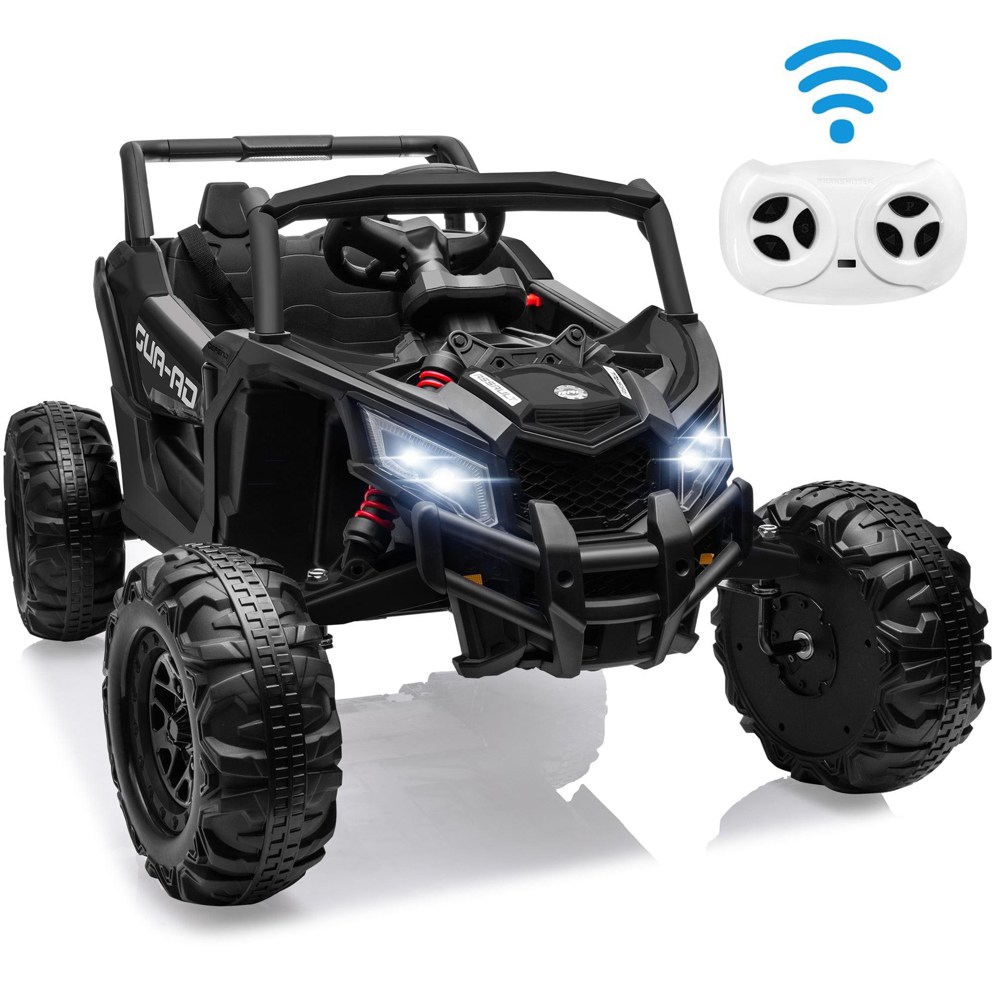 Ride on UTV Car, 24V Battery Powerd Electric Off-Road UTV Car, Remote Control, Music, LED Lights, Ride on Car for Boys Girls