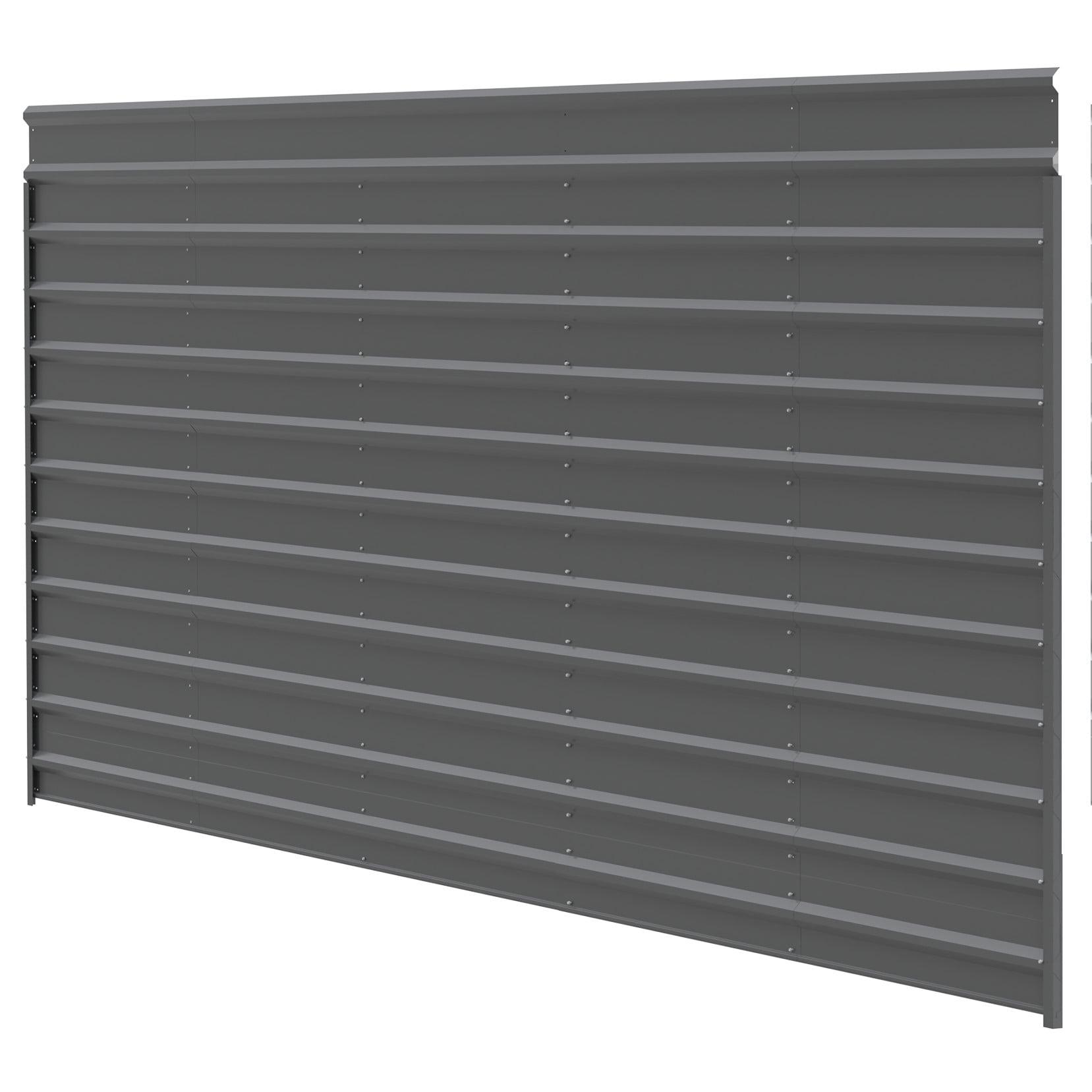 Arrow Black Metal Side Wall for Canopy