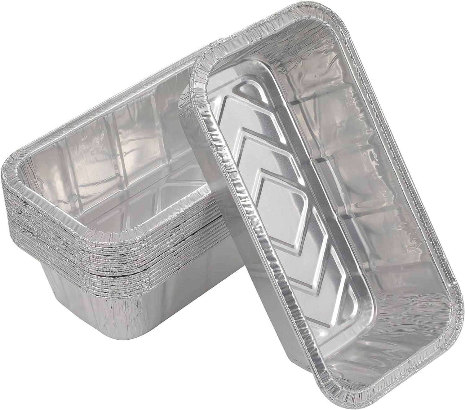 25 Pack Heavy Duty Disposable Aluminum Foil Loaf Pans