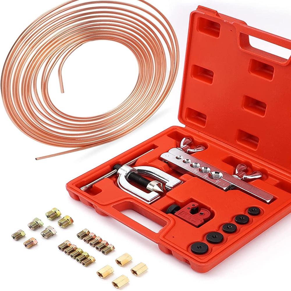 25ft Copper Coated Brake Line Kit with Flaring Tools