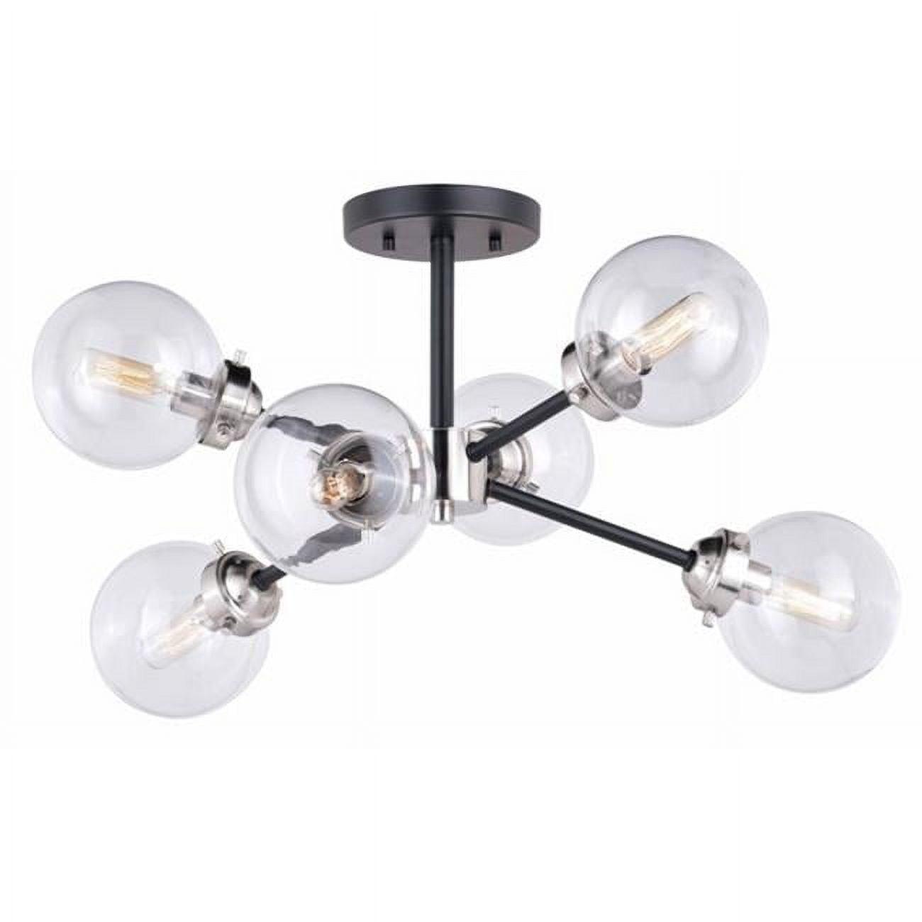 Blevins Glass Semi Flush Mount