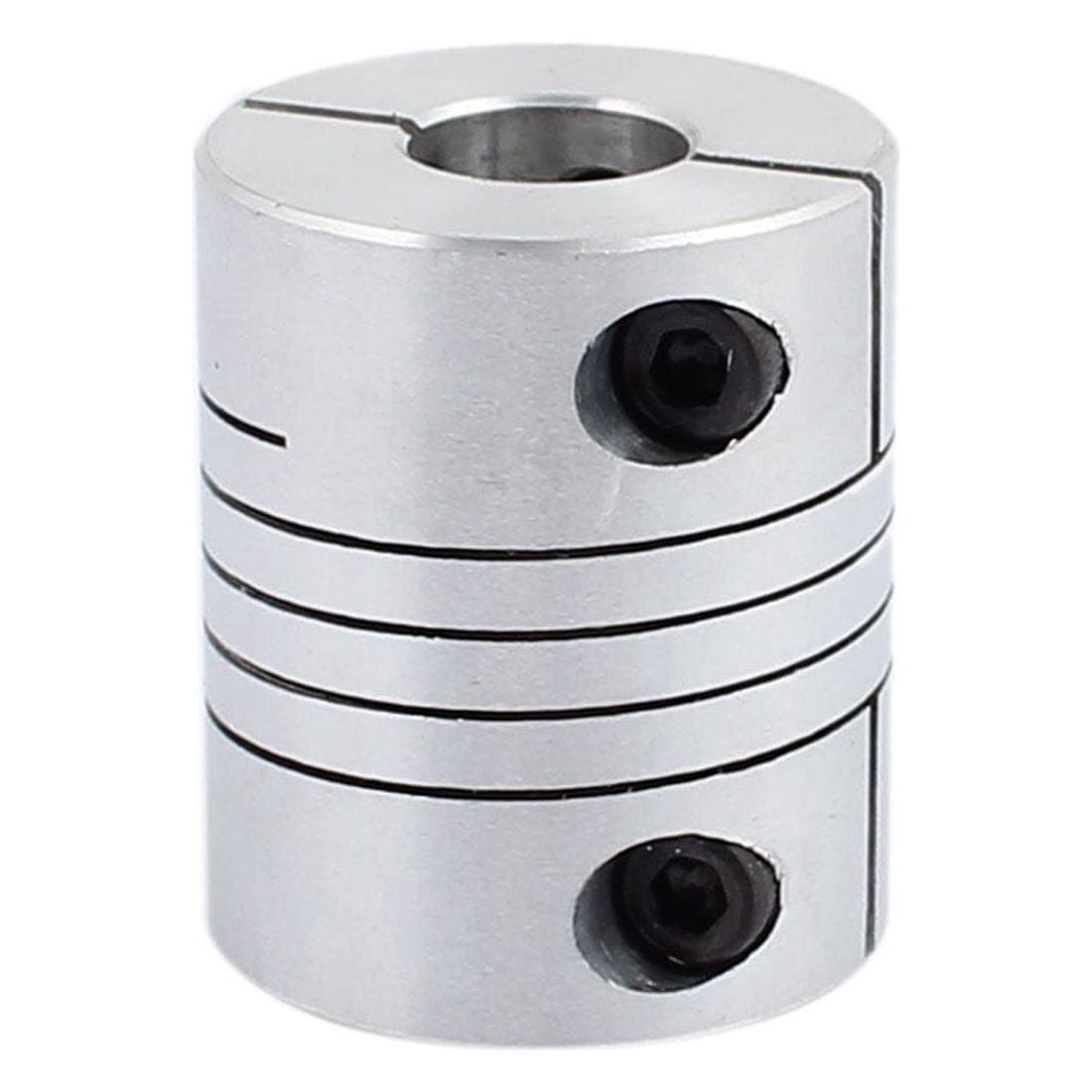 25mm Dia 10mm to 12mm Aluminum Alloy Spline Shaft Flexible Helical Coupling