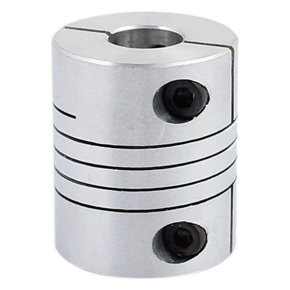 25mm Dia 10mm to 12mm Aluminum Alloy Spline Shaft Flexible Helical Coupling