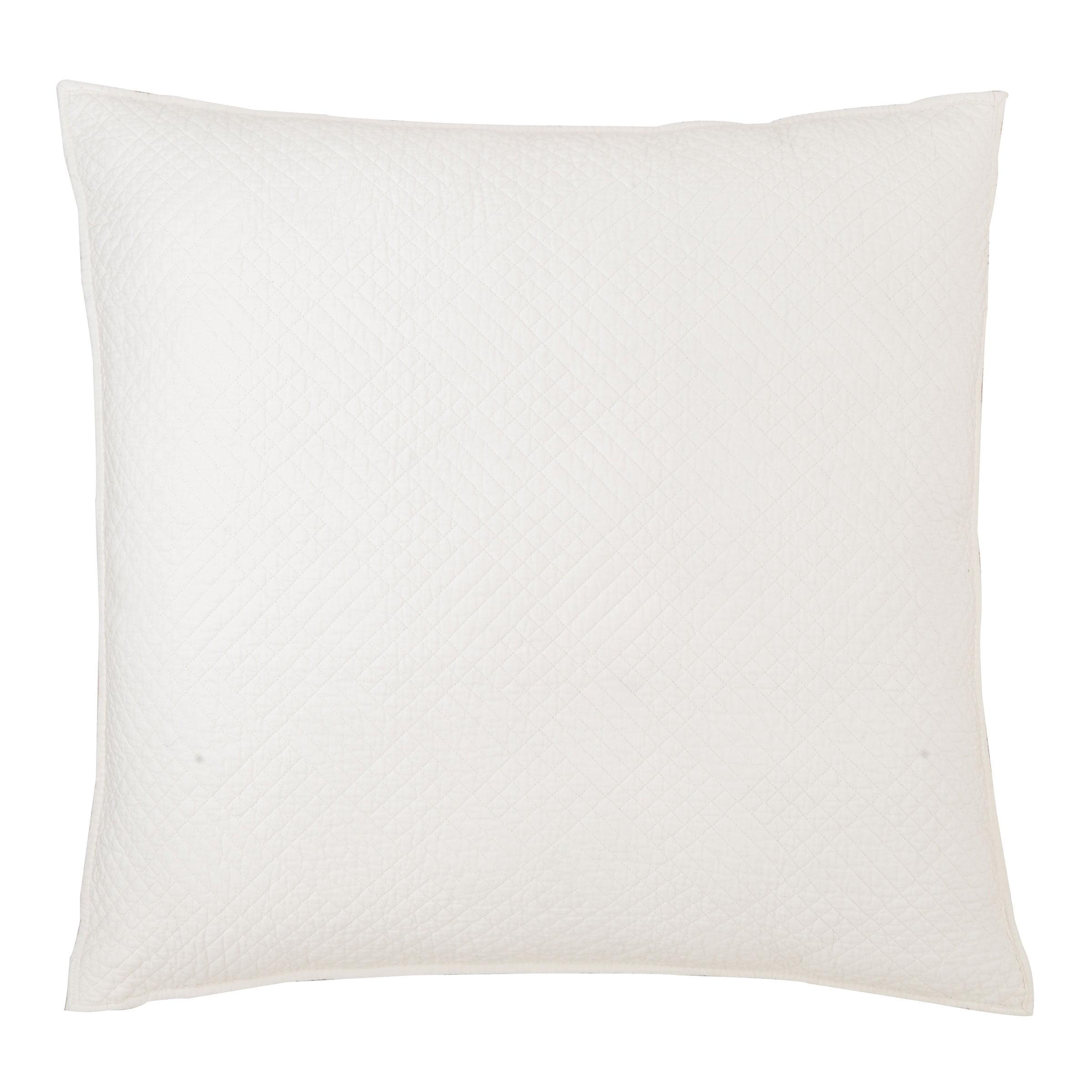 C&F Home 26" x 26" Hampton Soft White Cotton Euro Sham - Machine Washable