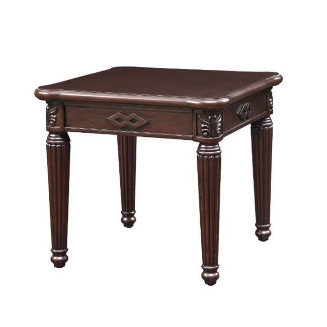 Caudillo Solid Wood Top End Table