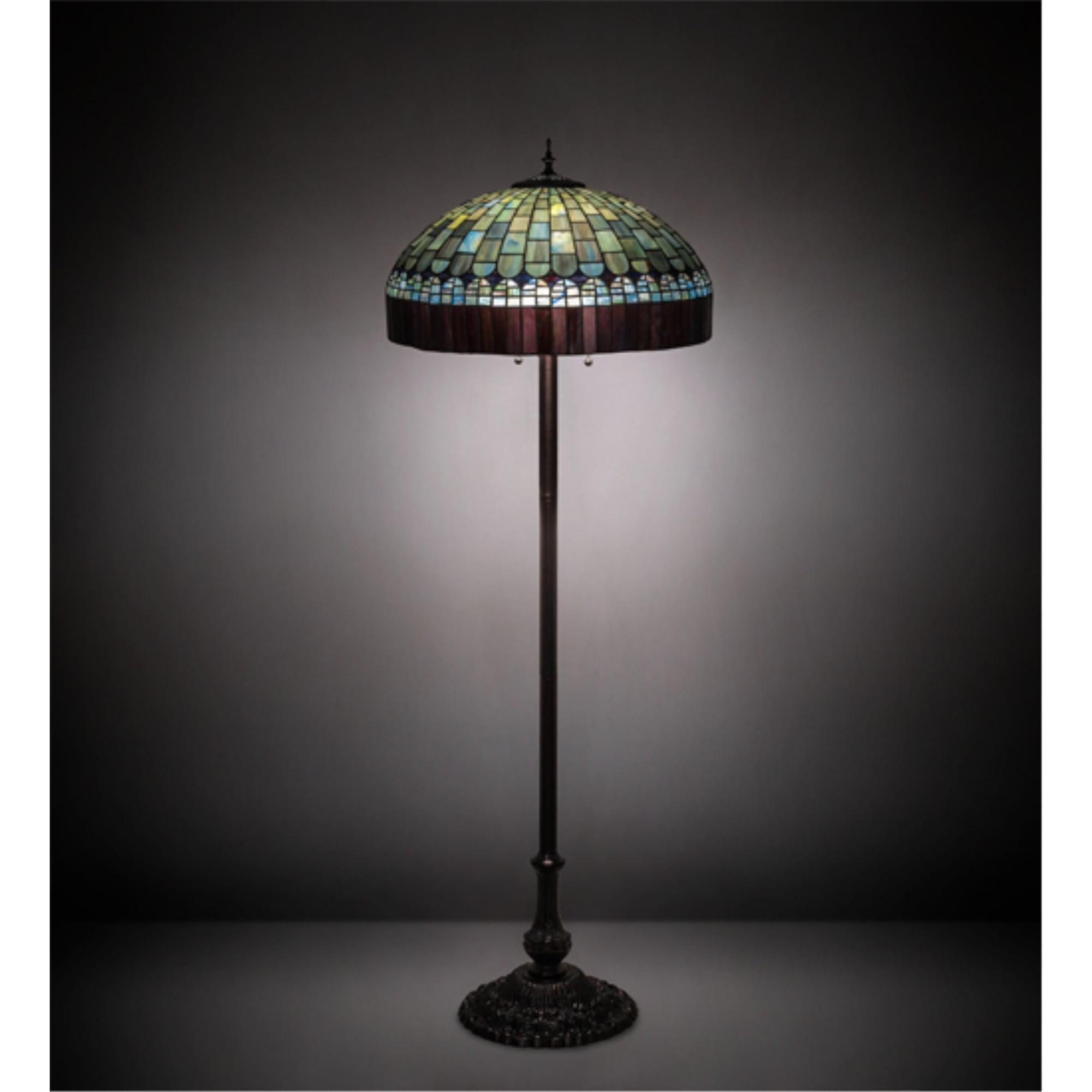 26491 Meyda 62" High Tiffany Candice Floor Lamp