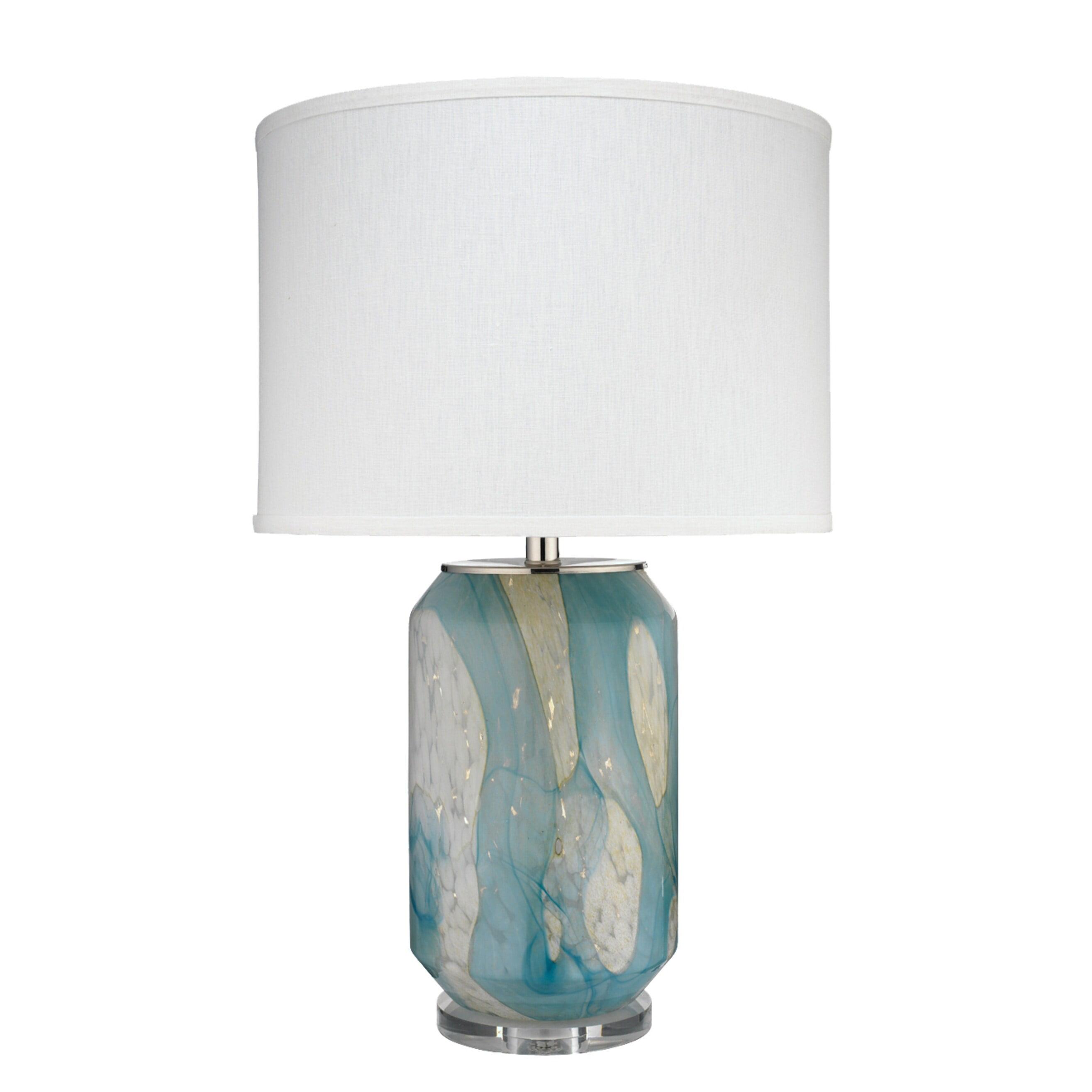 Jamie Young Helen Blown Glass Table Lamp with Linen Shade