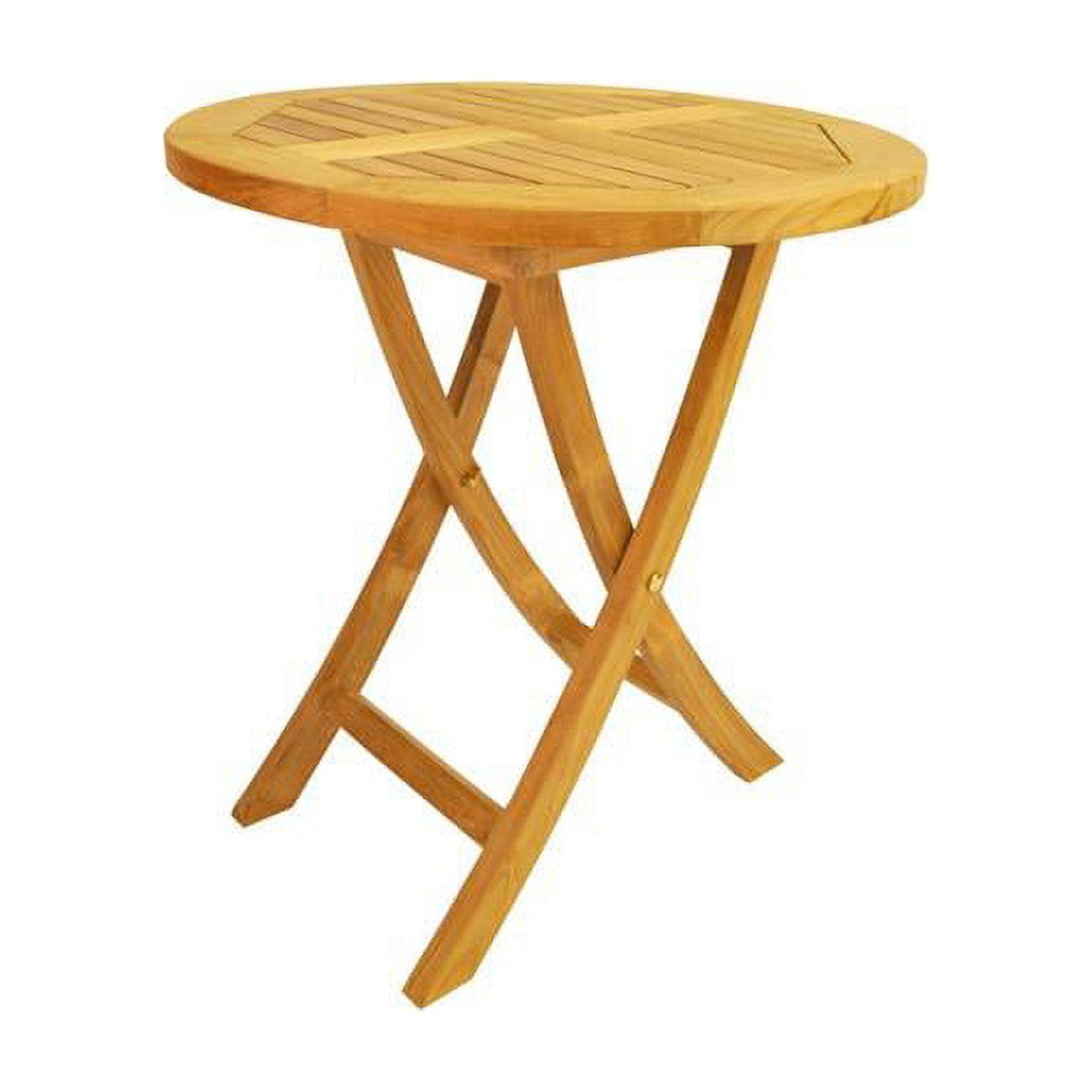 27 in. Bahama Round Bistro Folding Table