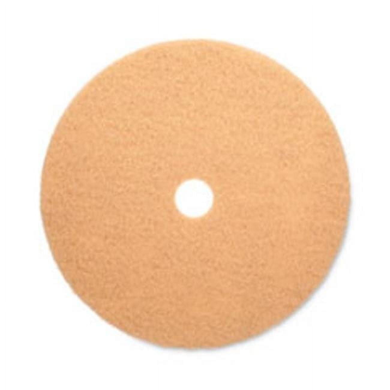 27 in. Tan Dry Burnishing Floor Pads - 5 Count