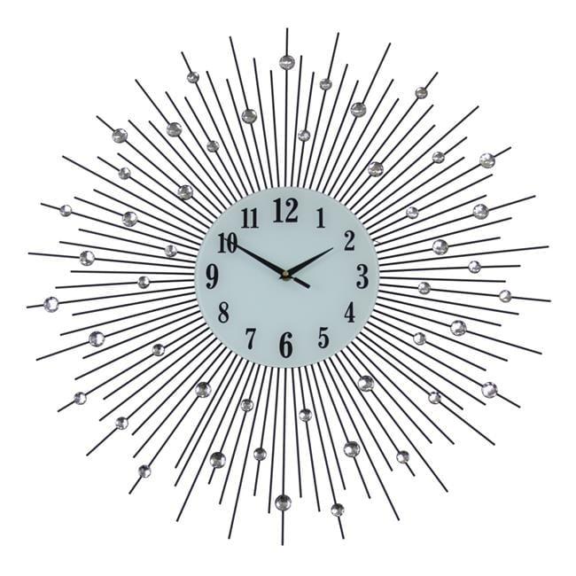 Mercer41 Presswood Oversized Round Wall Clock