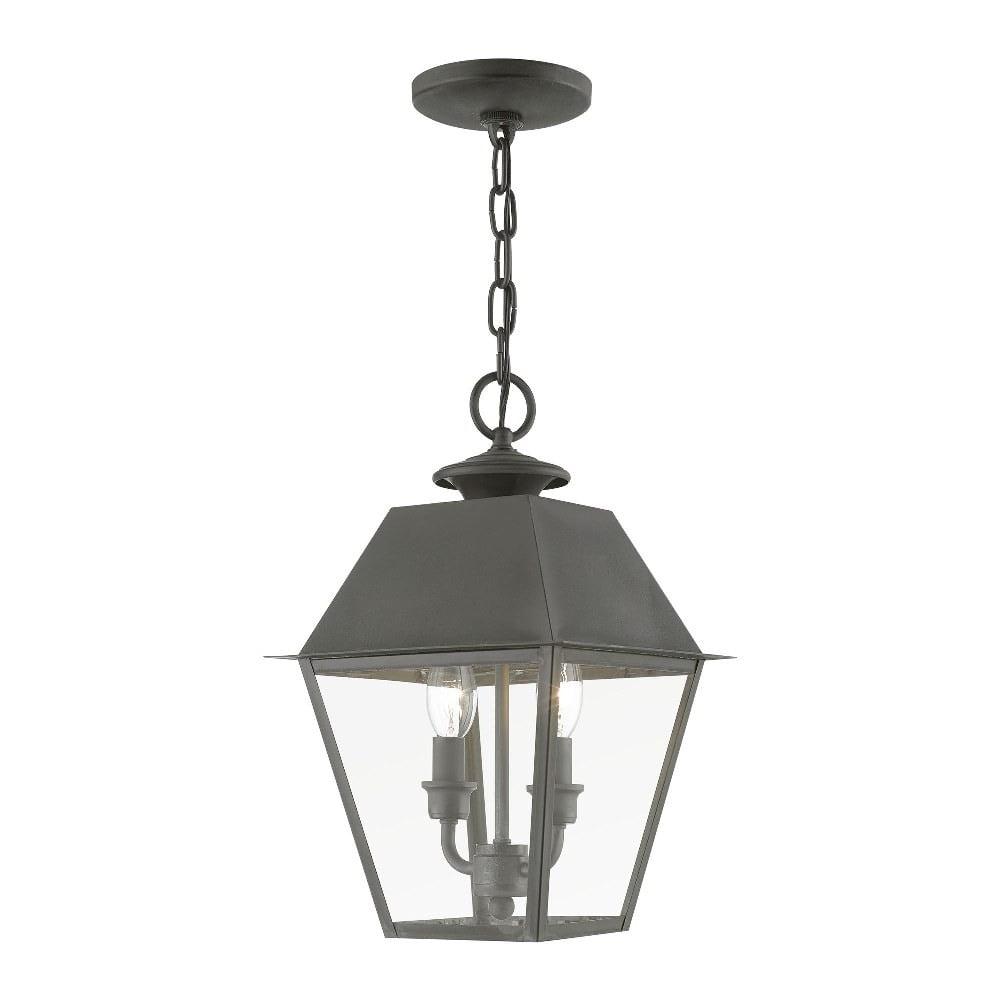 Livex Lighting Wentworth 2 - Light Pendant in  Charcoal