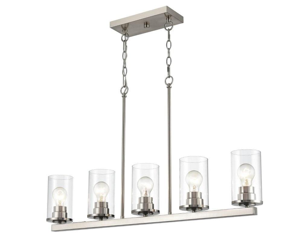 Verlana Brushed Nickel 5-Light Ambient Chandelier