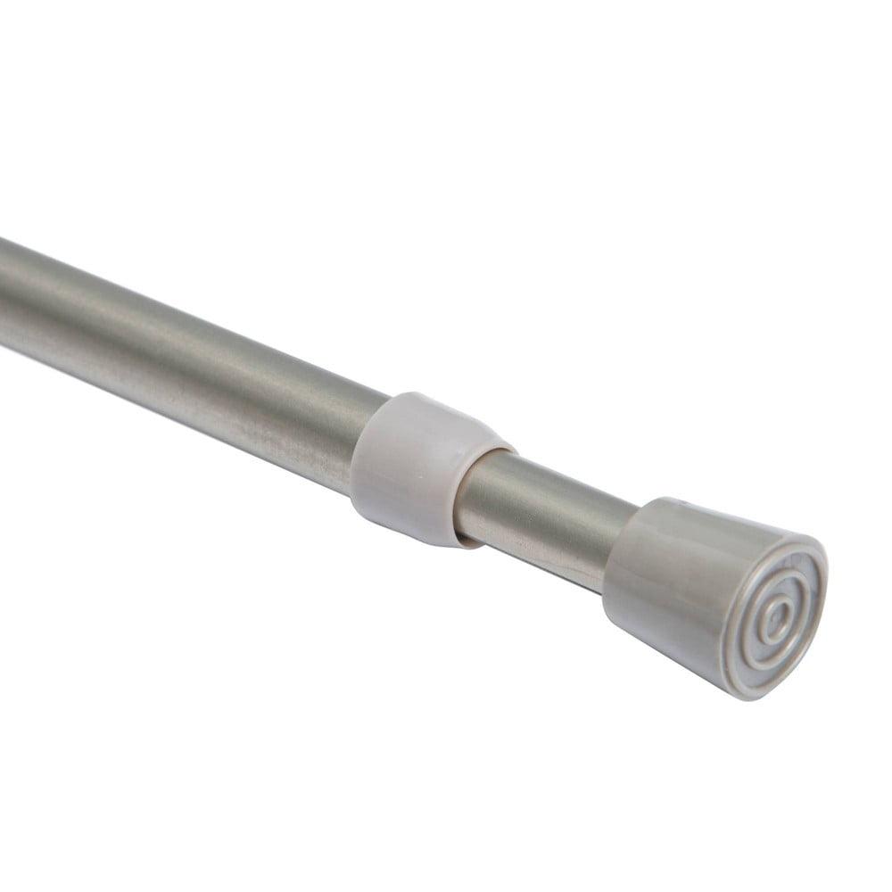 28"-48" Round Spring Tension Curtain Rod Nickel - Room Essentials™