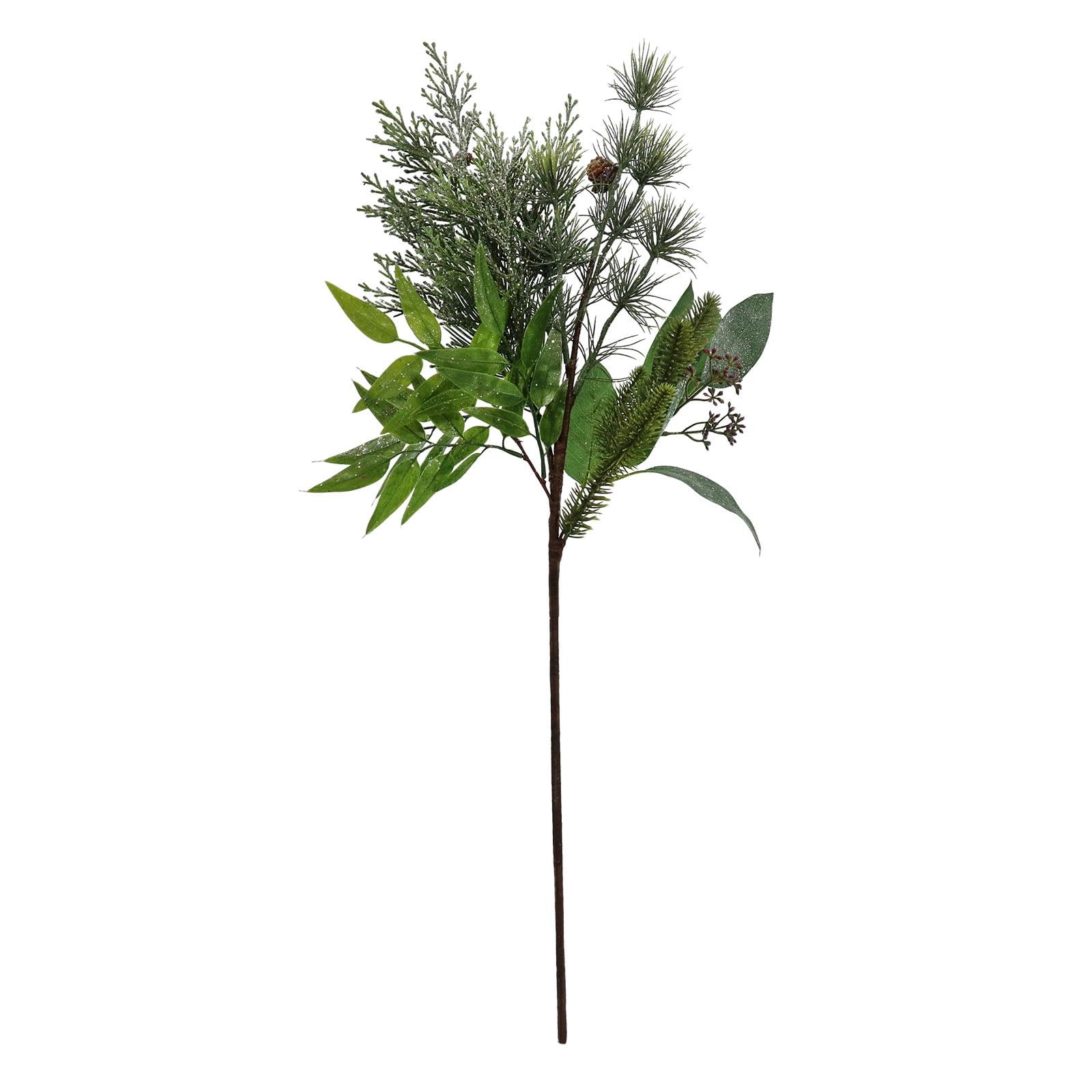 28" Mixed Pine Leaf Stem by Ashland® - Christmas Florals for Home Décor and Crafting