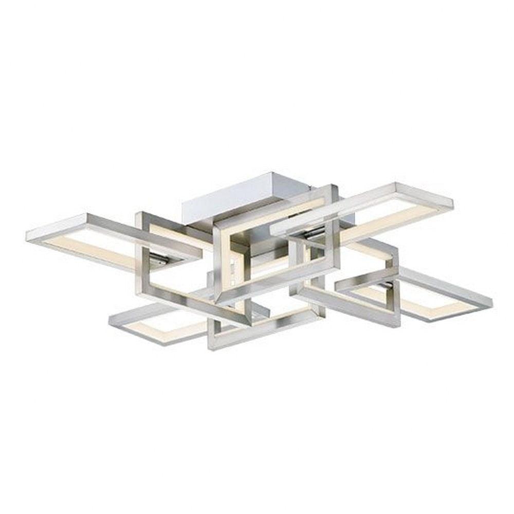 Sataria 8 - Light 29.25" Unique/Statement Geometric LED Flush Mount