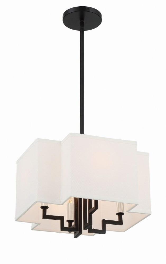 Minka Lavery - Upham Estates - 4 Light Convertible Pendant-9.63 Inches Tall and