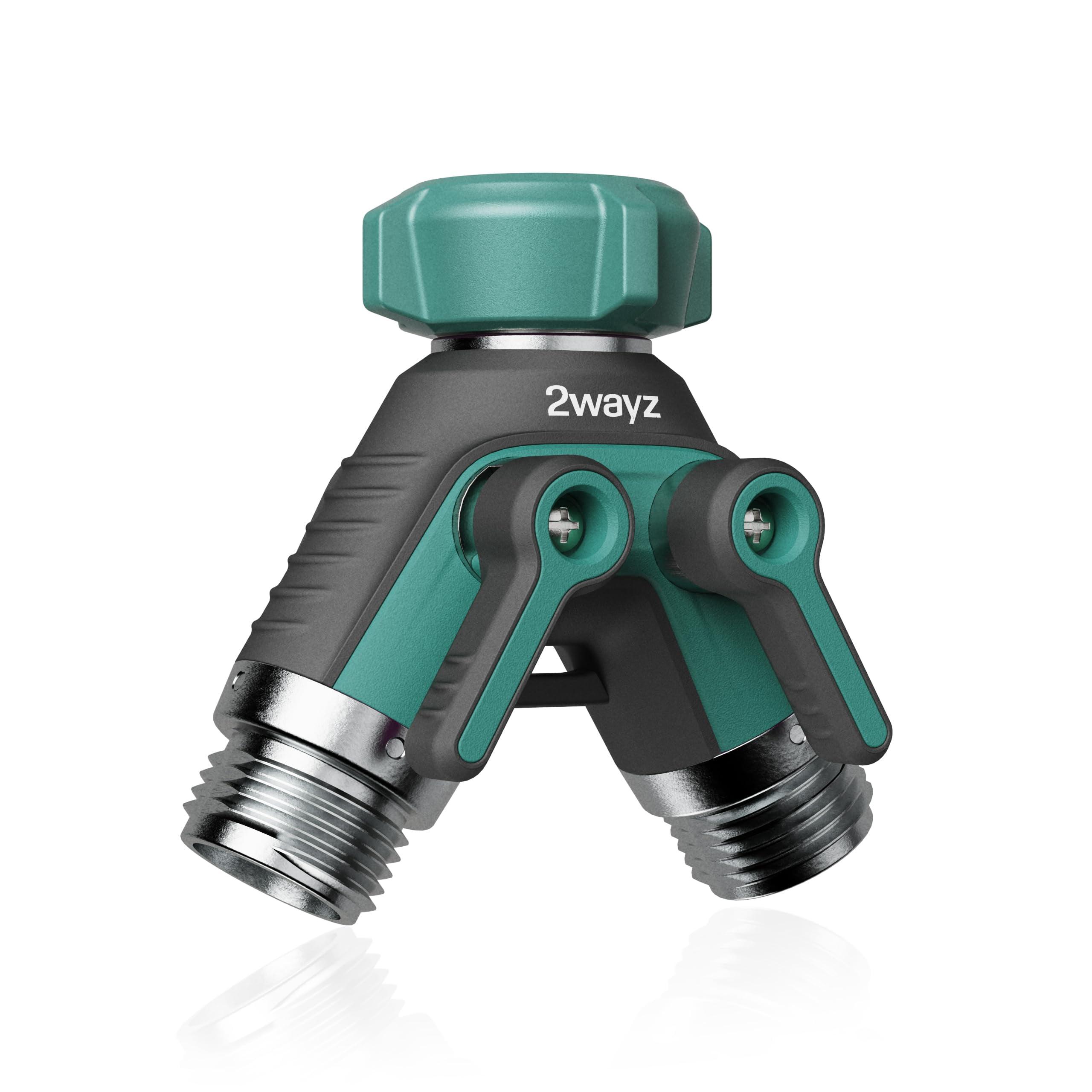 2WAYZ Dual Outlet Water Hose Splitter - 360° Rotation