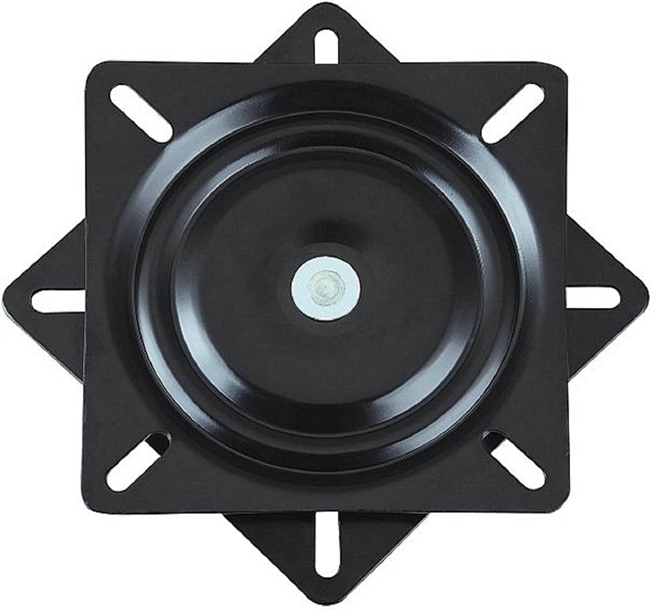 2WAYZ 8" Black Steel 360° Swivel Ball Bearing Plate