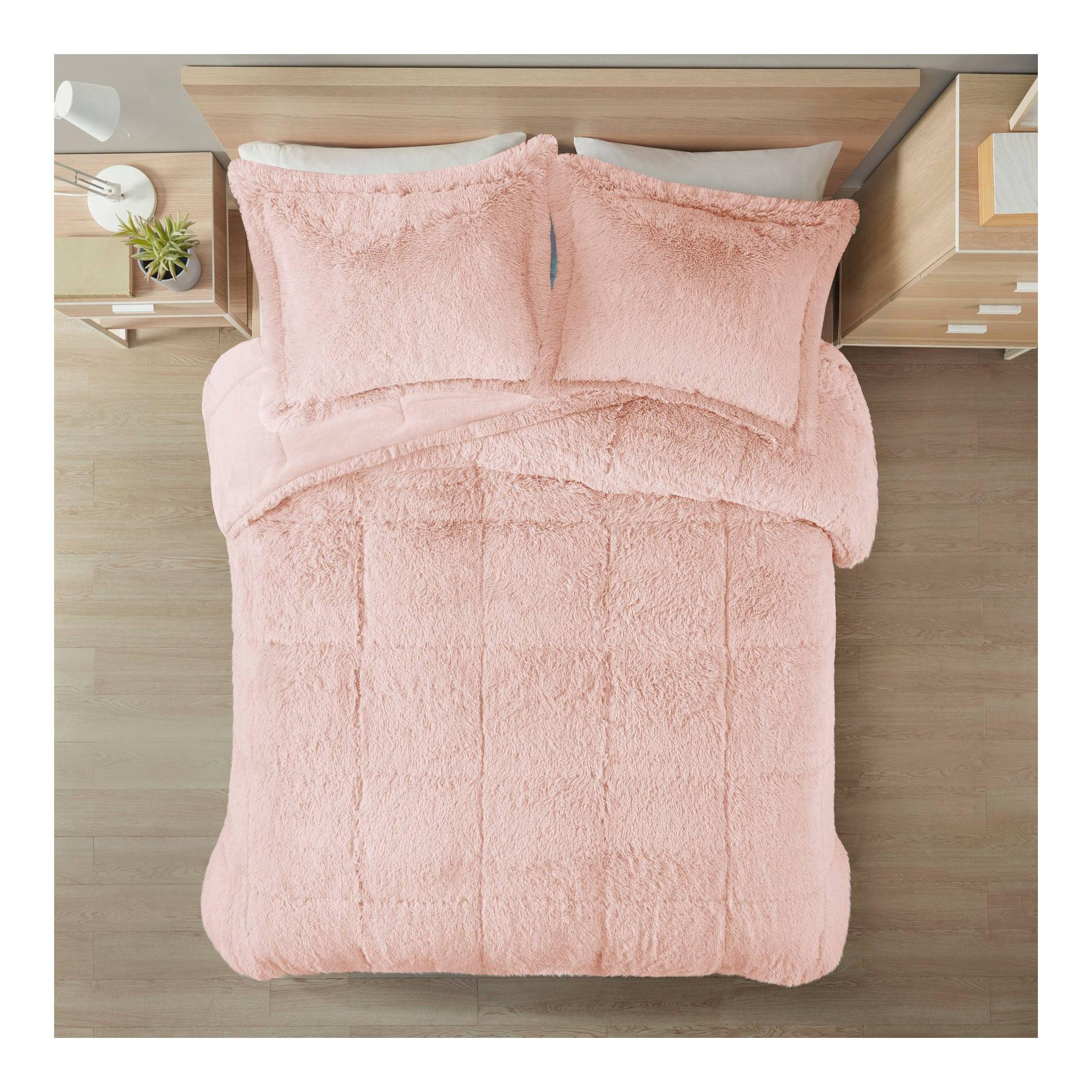 Malea Shaggy Faux Fur Comforter Mini Set