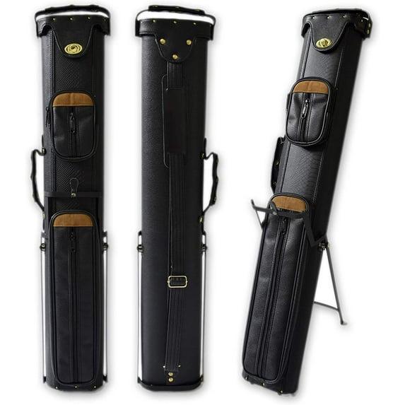 2x4 Hard Pool Cue Case 2B4S Billiard Stick Carrying Cue Case with Stand (03)