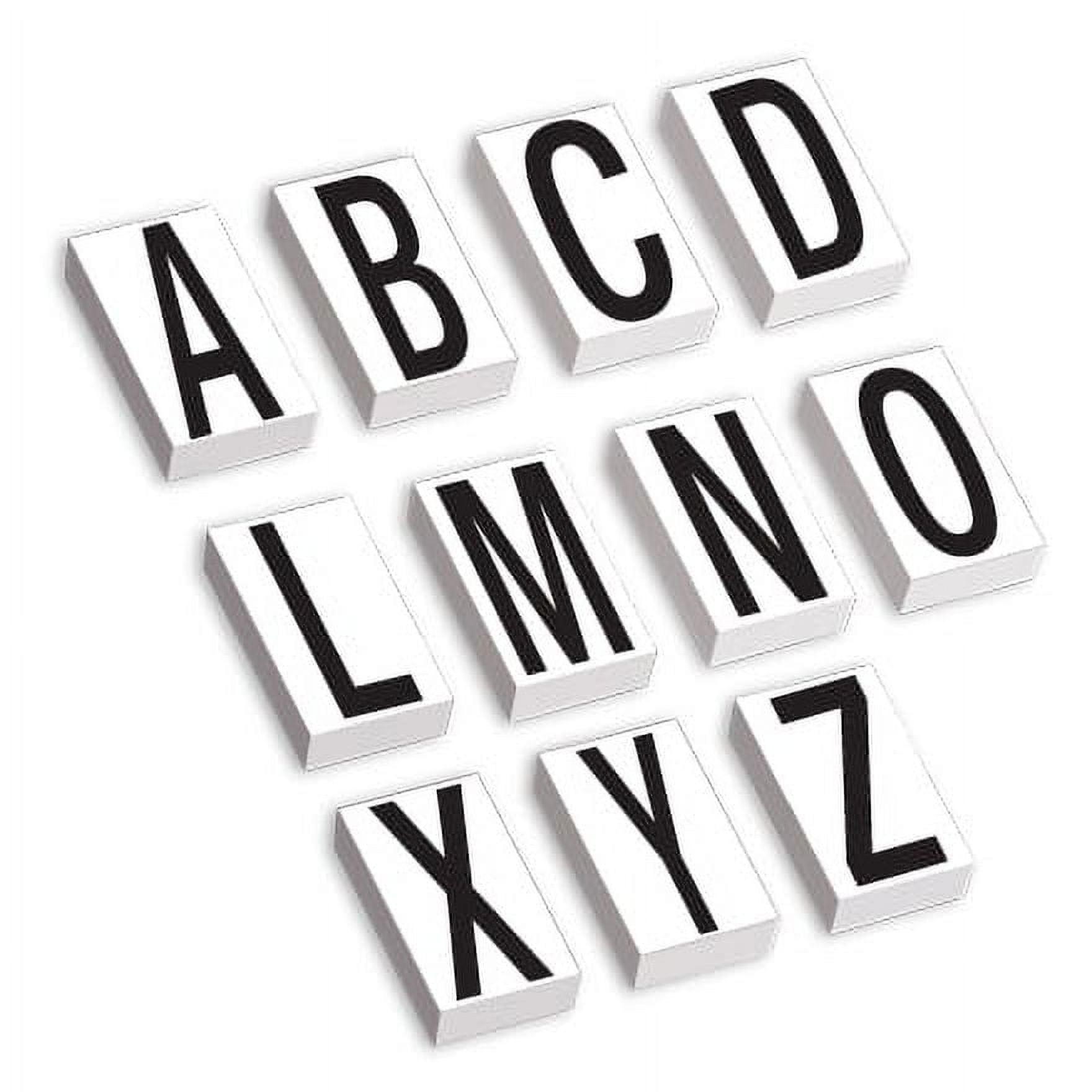 Office Depot® Brand Vinyl Warehouse Labels, DL9316, Letters A - Z, 3 1/2", Black/White, Case Of 1,300