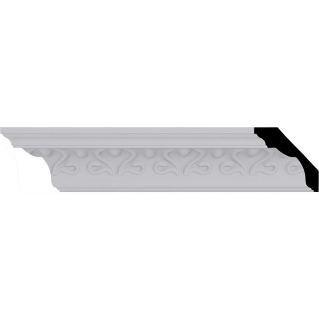 Ekena Millwork 3 1/8"H x 3 1/8"P x 4 1/2"F x 94 1/2"L Read Crown Moulding
