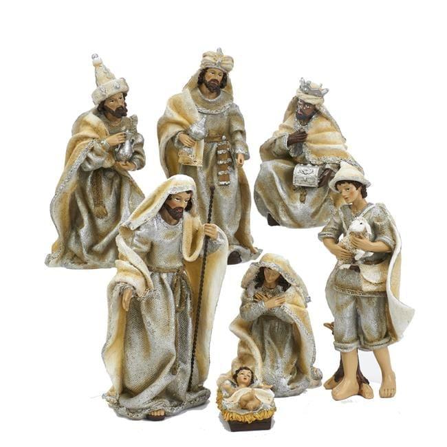 7 Piece Resin Table Piece Nativity Set