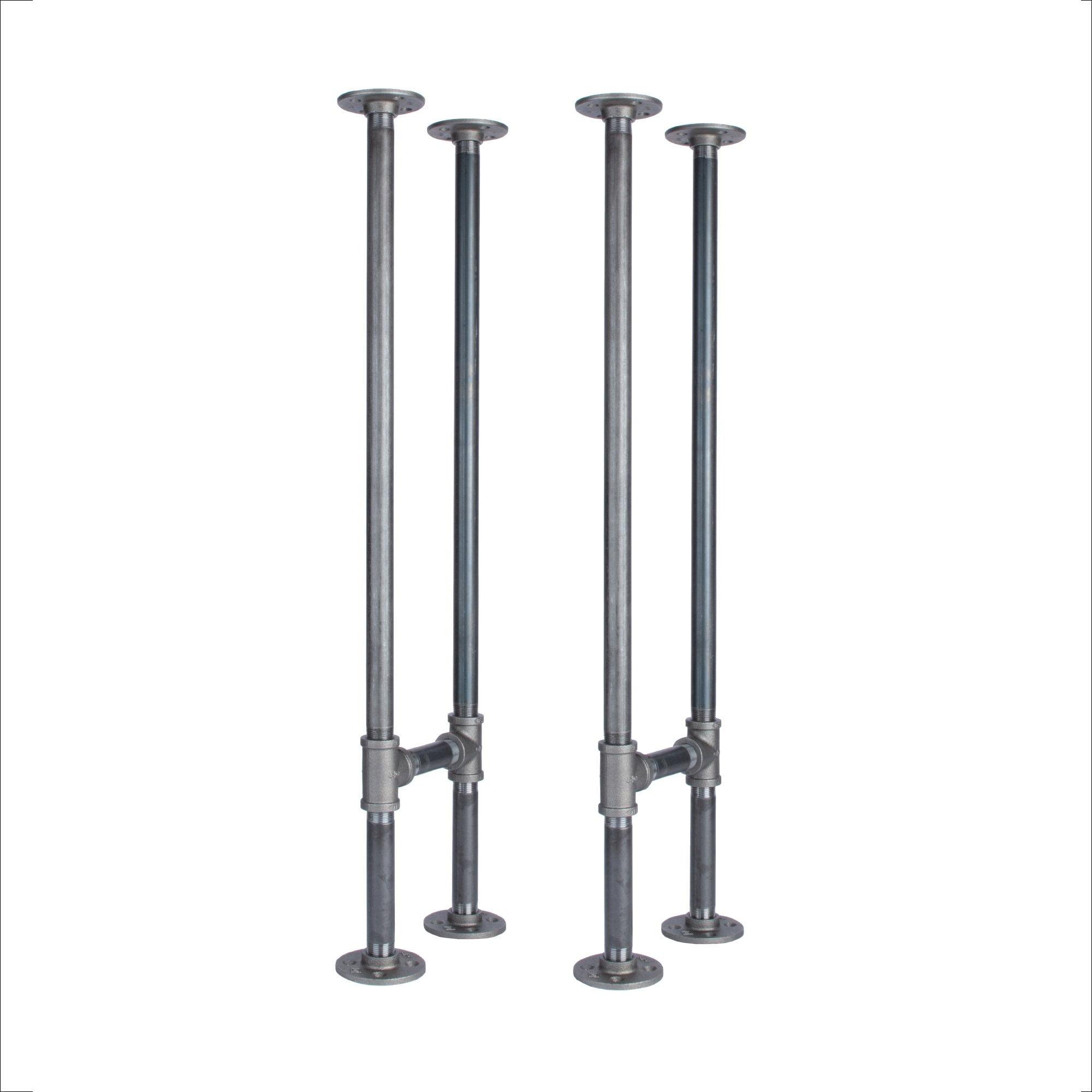 3/4 In H Pipe Leg Kit Console Table - 2 pack