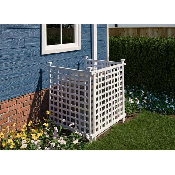 Enclo Enclo 3.5 ft H x 3.25 ft W x 3 ft L Liberty Lattice Freestanding Vinyl Privacy Screen (3 Panels)