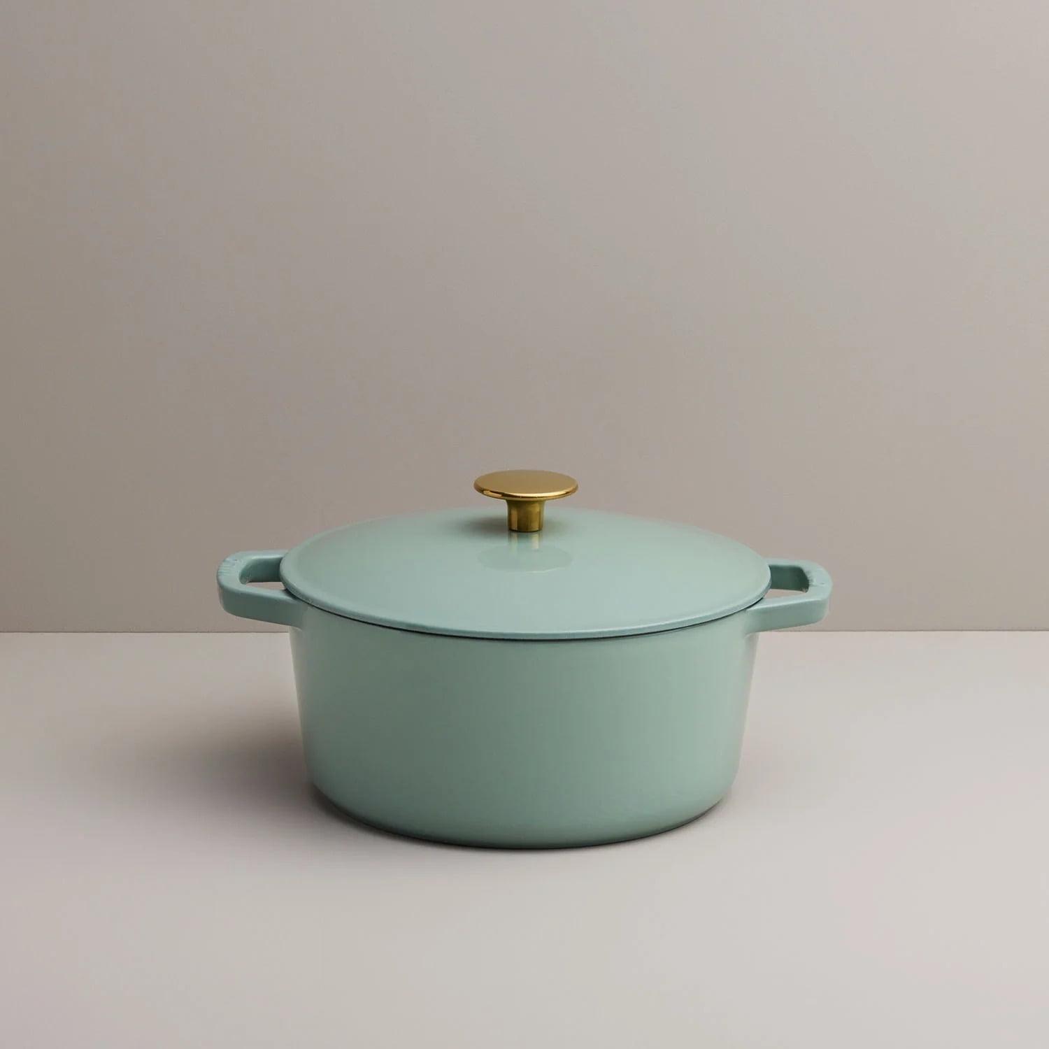 Eucalyptus Green 3.5 Quart Enameled Cast Iron Dutch Oven