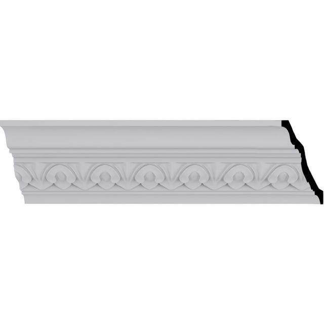 Ekena Millwork 3 7/8"H x 2 1/8"P x 4 1/2"F x 94 1/2"L Hampshire Crown Molding