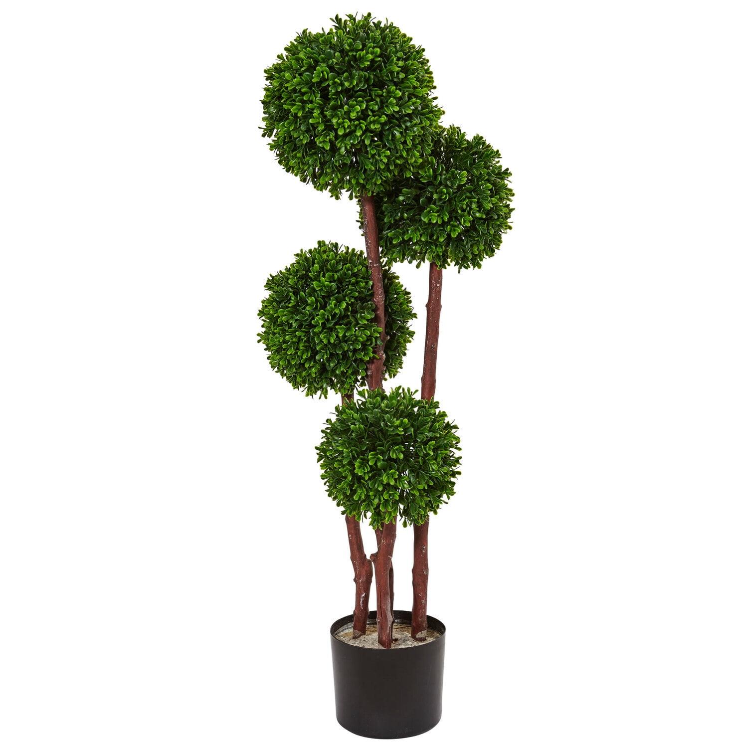 3ft Boxwood Topiary Artificial Tree - Nearly Natural