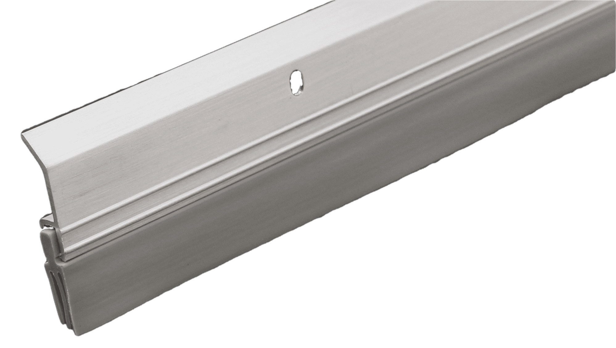 3 FT - Grey Heavy Duty Triple Seal Door Sweep for Gaps up to 1"
