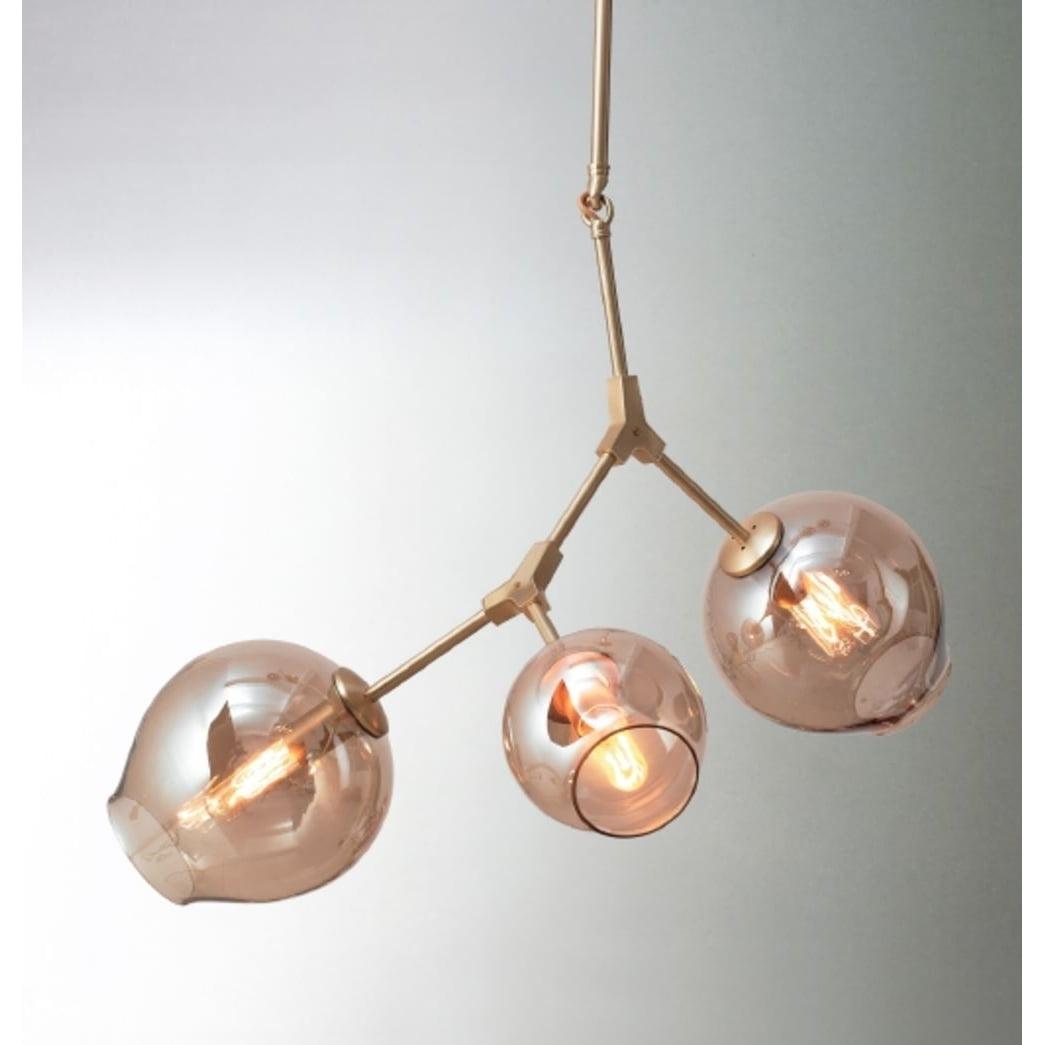 3-Globe Bubble Pendant Lamp