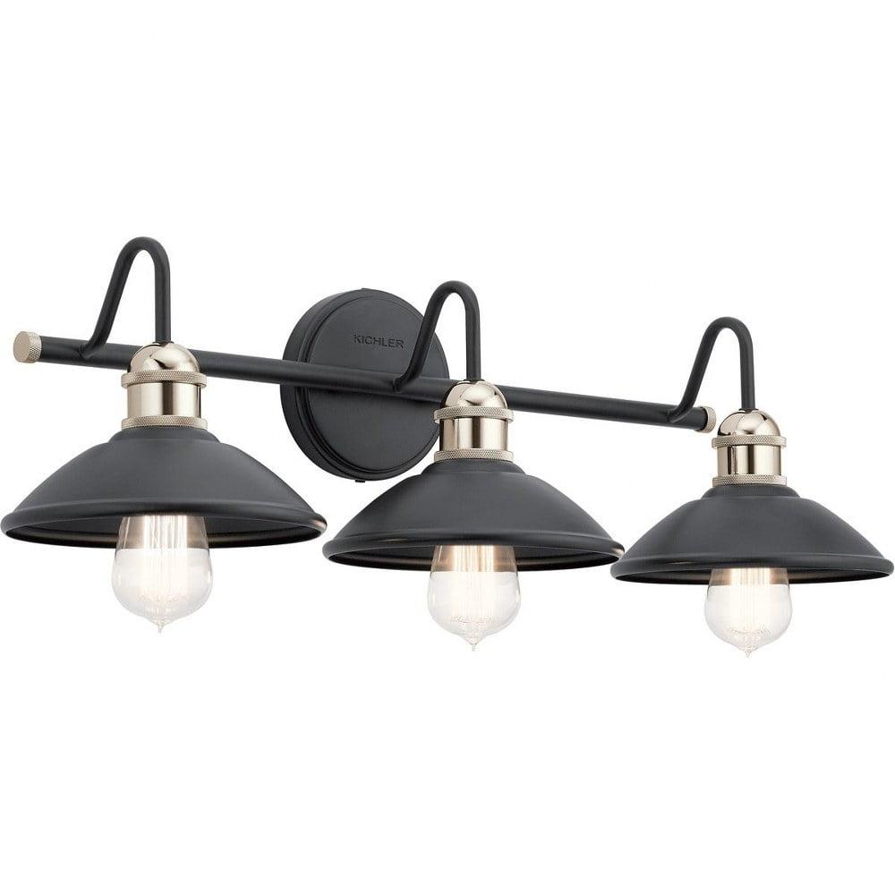 Kichler Lighting Clyde 3 - Light Vanity in Black