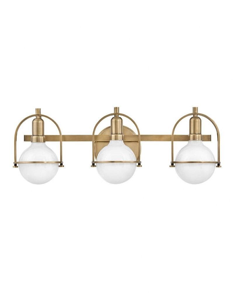 Somerset Heritage Brass 3-Light Dimmable Bath Vanity