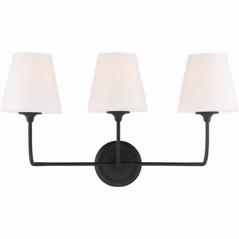 Crystorama Lighting - Bathroom Vanity - Sylvan 3 Light Bath Vanity in Classic