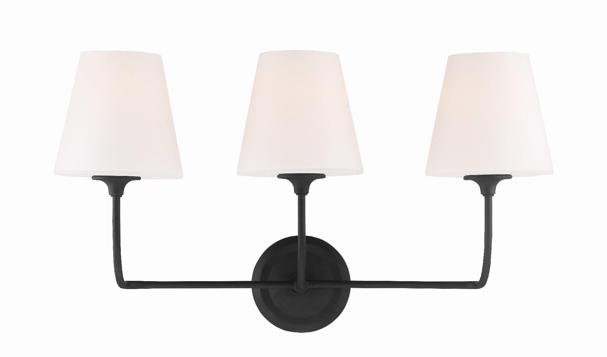 Crystorama Lighting - Bathroom Vanity - Sylvan 3 Light Bath Vanity in Classic