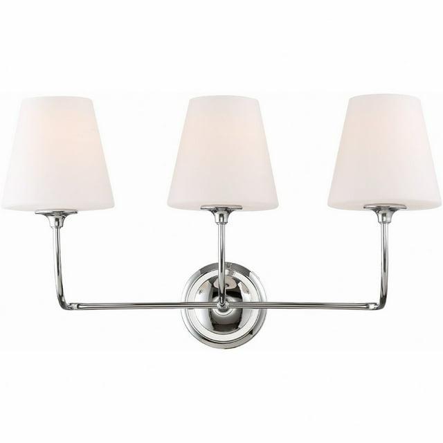 Crystorama Lighting - Bathroom Vanity - Sylvan 3 Light Bath Vanity in Classic