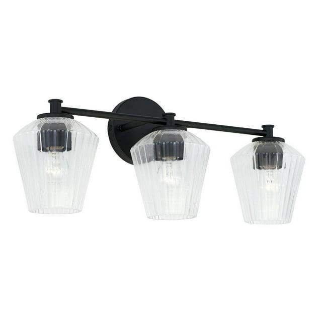 3 Light Bath Vanity-Matte Black Finish Capital Lighting 141431Mb-507