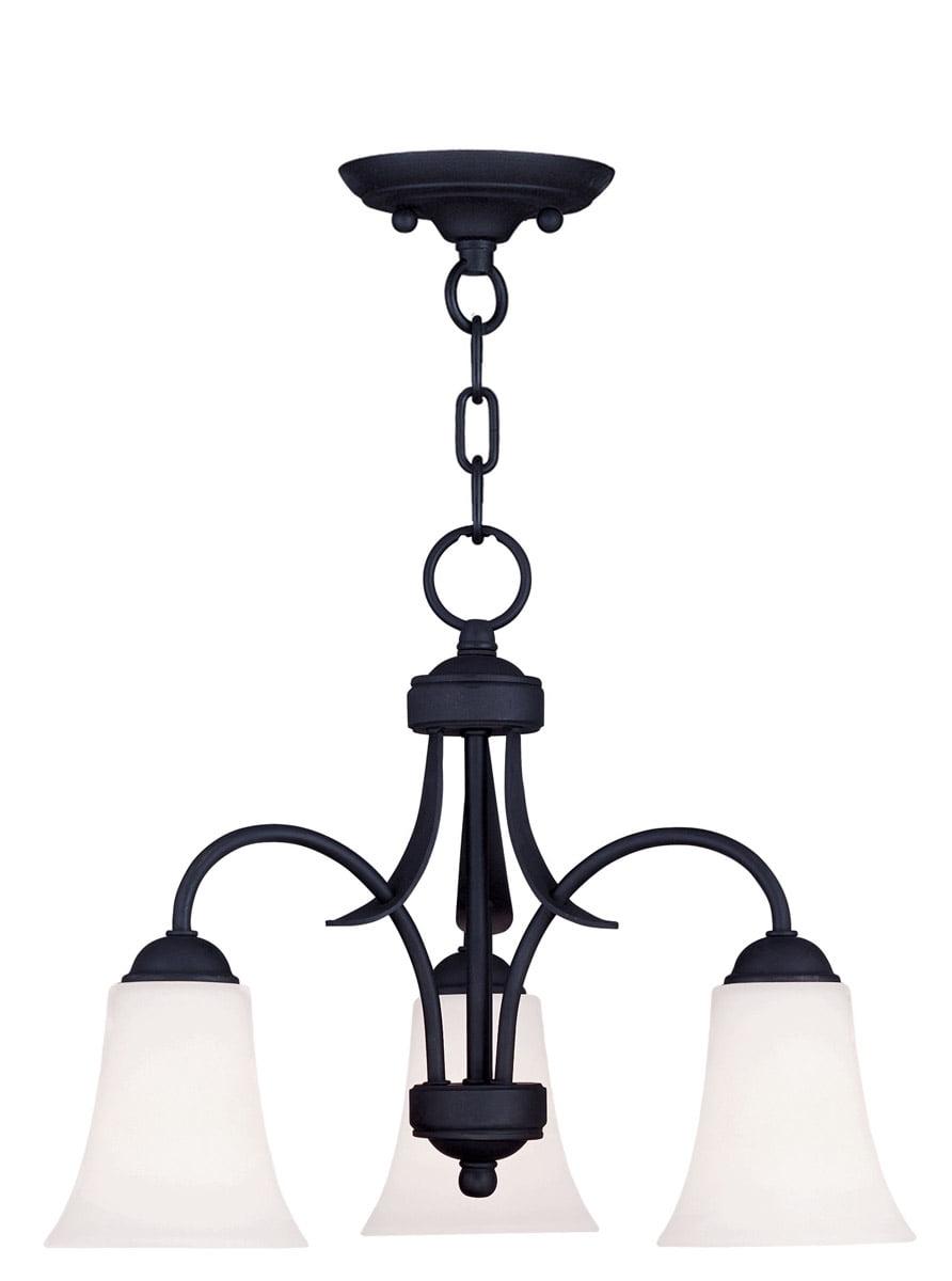 Livex Lighting Ridgedale 3 - Light Flush Mount in  Black