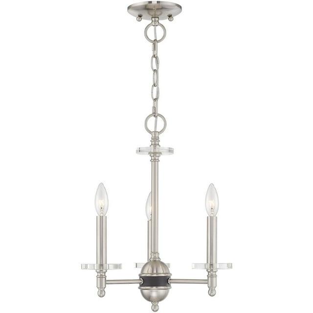 Livex Lighting Bennington 3 - Light Chandelier in  Brushed Nickel