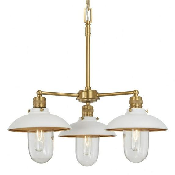 Minka Lavery Downtown Edison 3 - Light Dimmable Wagon Wheel Chandelier