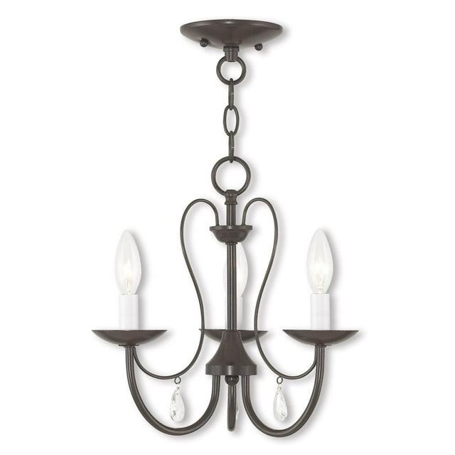 Livex Lighting Mirabella 3 - Light Chandelier in  English Bronze