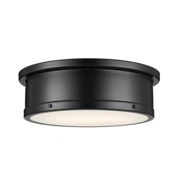 Kichler Lighting Serca 3 - Light Flush Mount in  Black