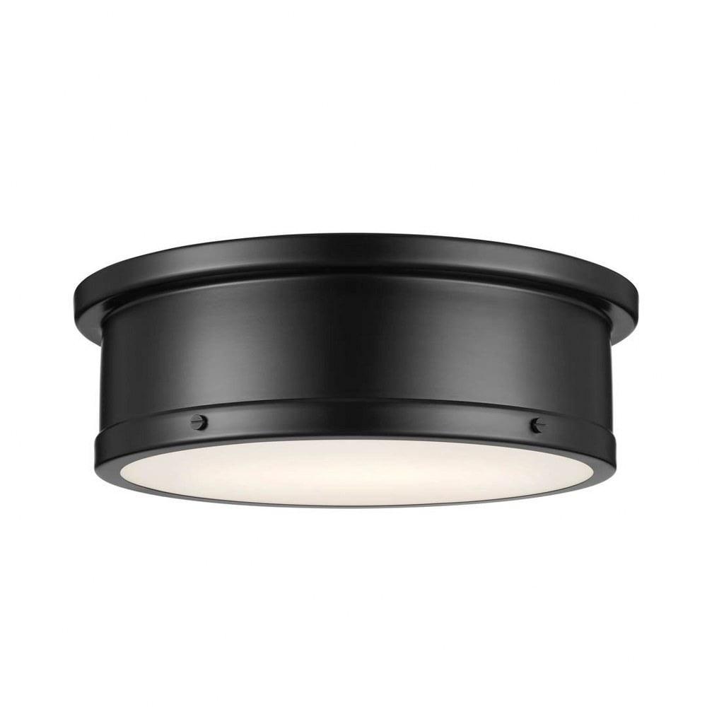 Kichler Lighting Serca 3 - Light Flush Mount in  Black