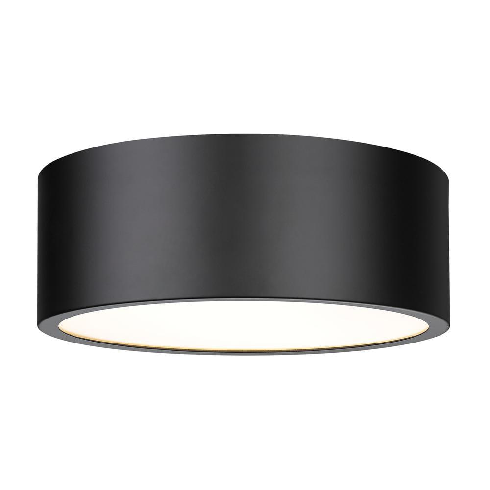 Z-Lite Harley 3 - Light Flush Mount in  Matte Black