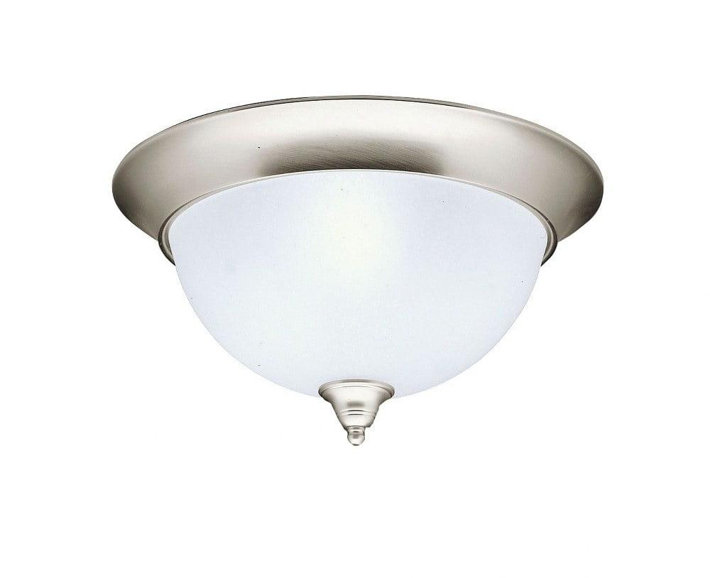 Dover™ 16" 3 Light Flush Mount Brushed Nickel