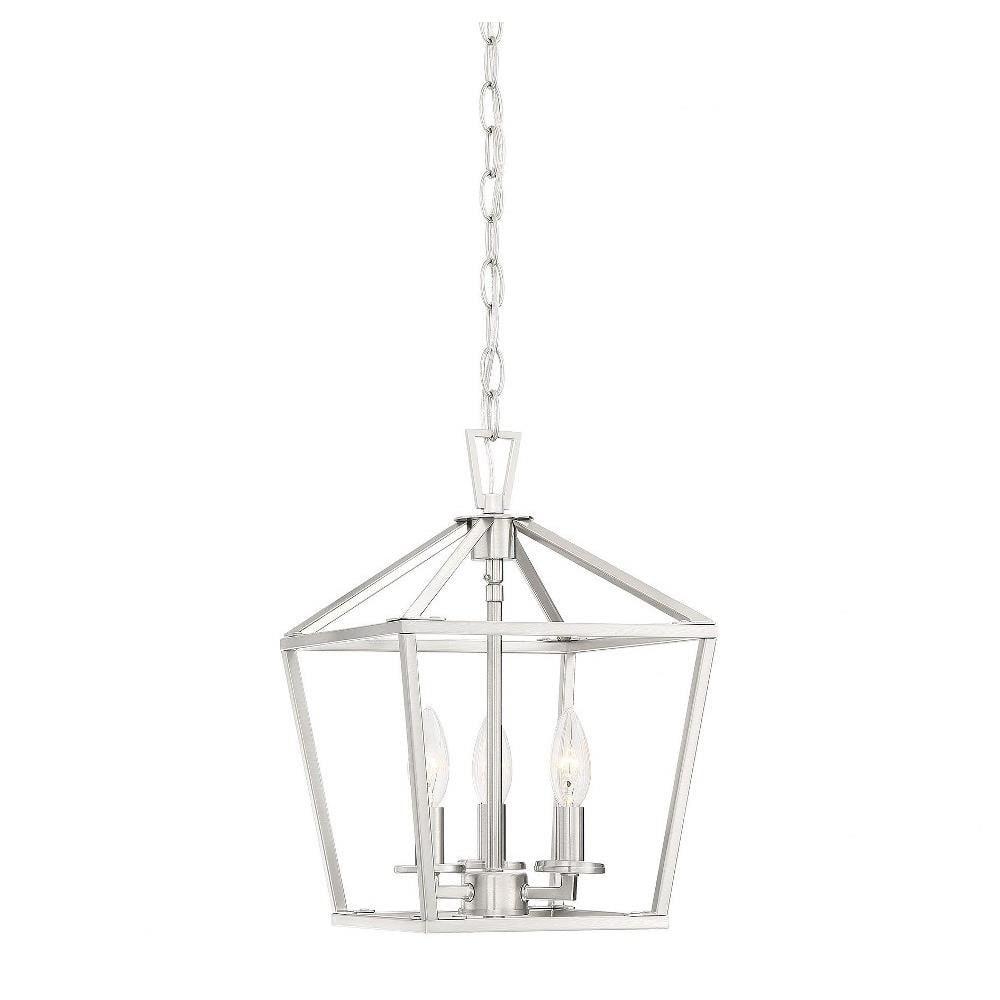 Savoy House Townsend 3 - Light Chandelier in  Satin Nickel